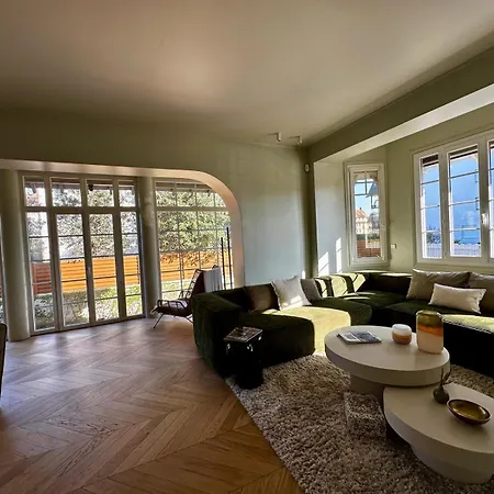 Villa Georgia - Elégante Anglo-normande Avec Jardin - à 100 M Bénerville-sur-Mer