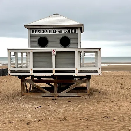 Georgia - Elegante Anglo-normande Avec Jardin - A 100 M Вилла Бенервиль-сюр-Мер