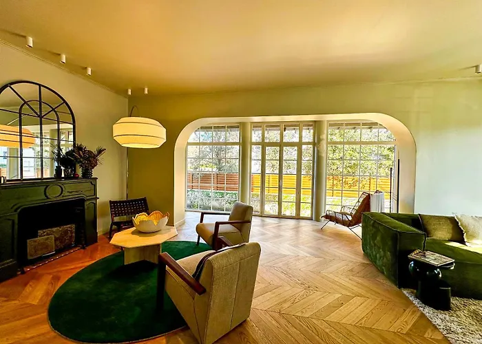 וילה Georgia - Elegante Anglo-normande Avec Jardin - A 100 M *